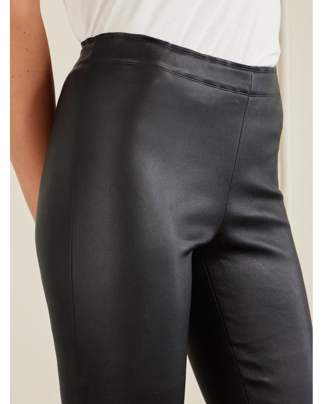 Stouls Blue Carolyn Leather Leggings