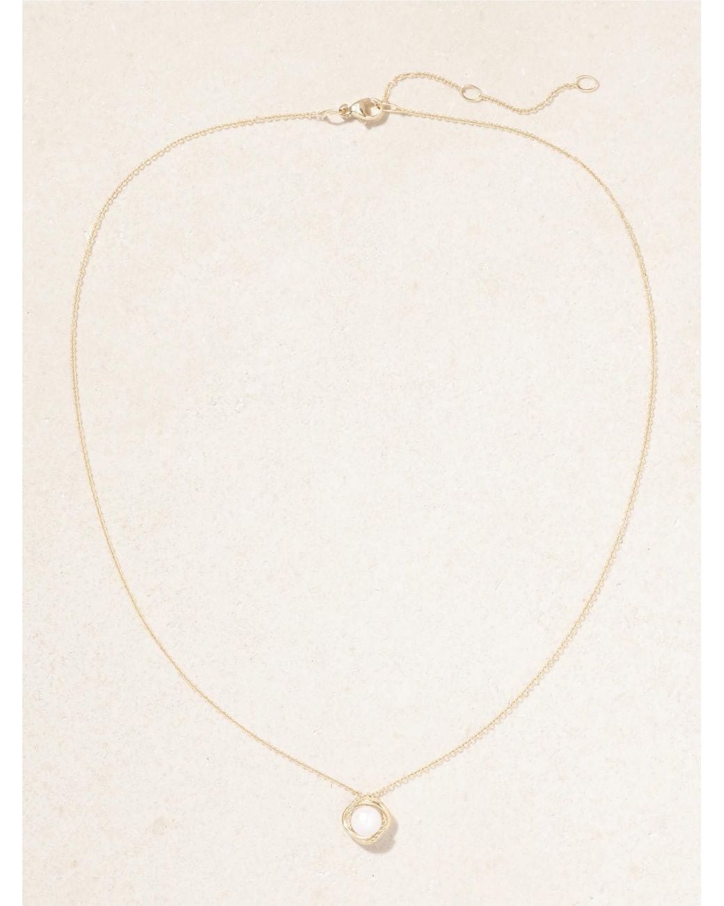 David Yurman Natural Infinity 18-Karat Pearl Necklace