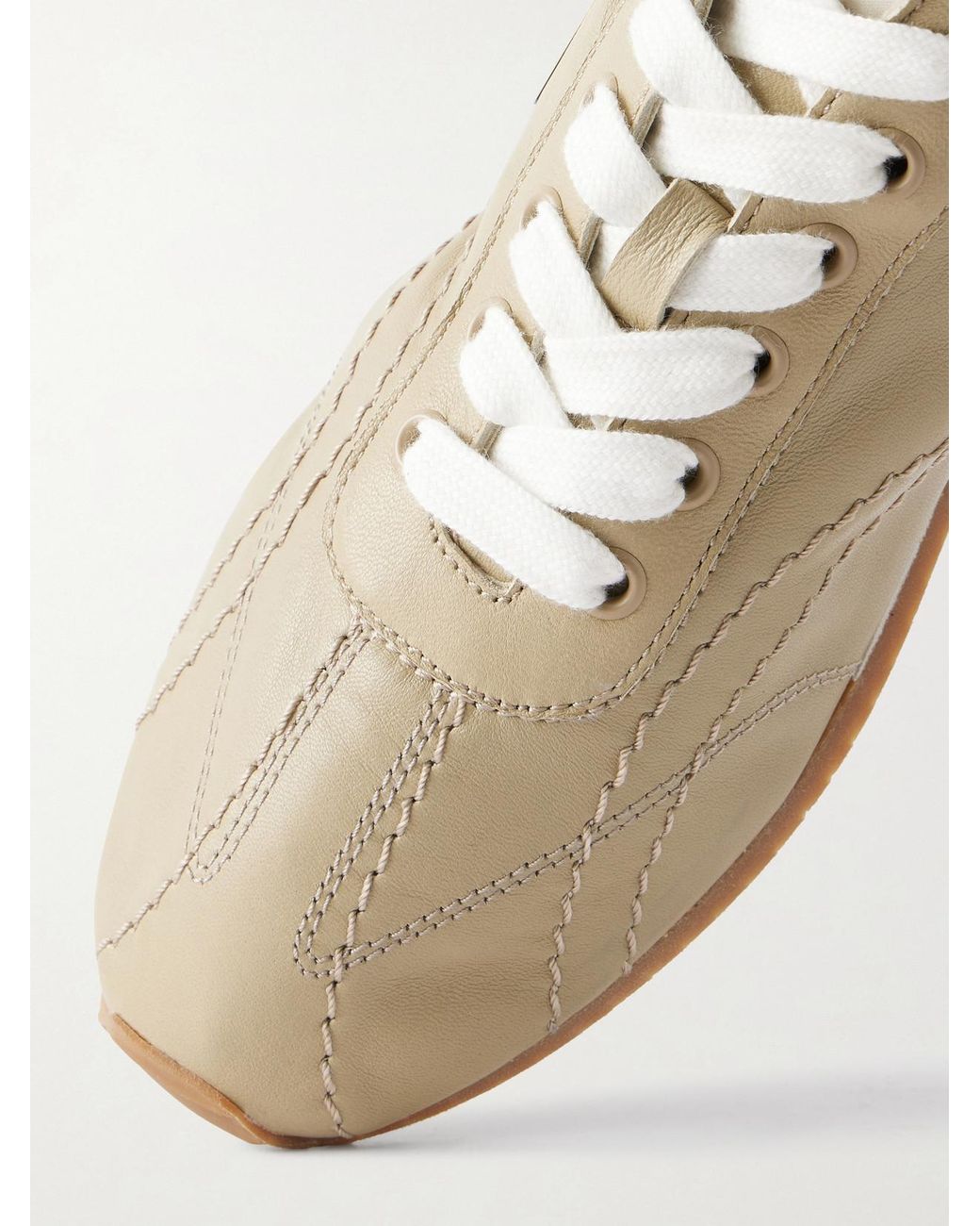 Totême Natural Flex Leather Sneakers
