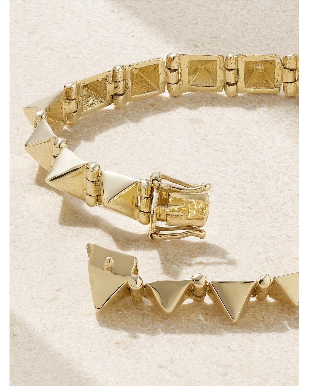 Anita Ko Metallic Small Spike 14-Karat Diamond Bracelet