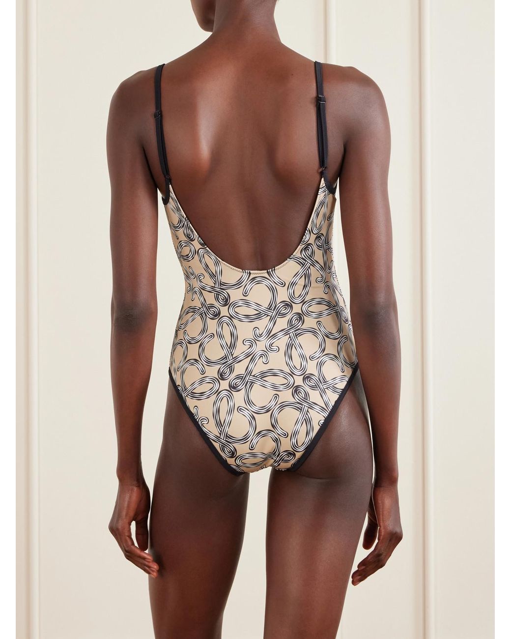 Loewe Natural Paula's Ibiza Printed Swim Suit
