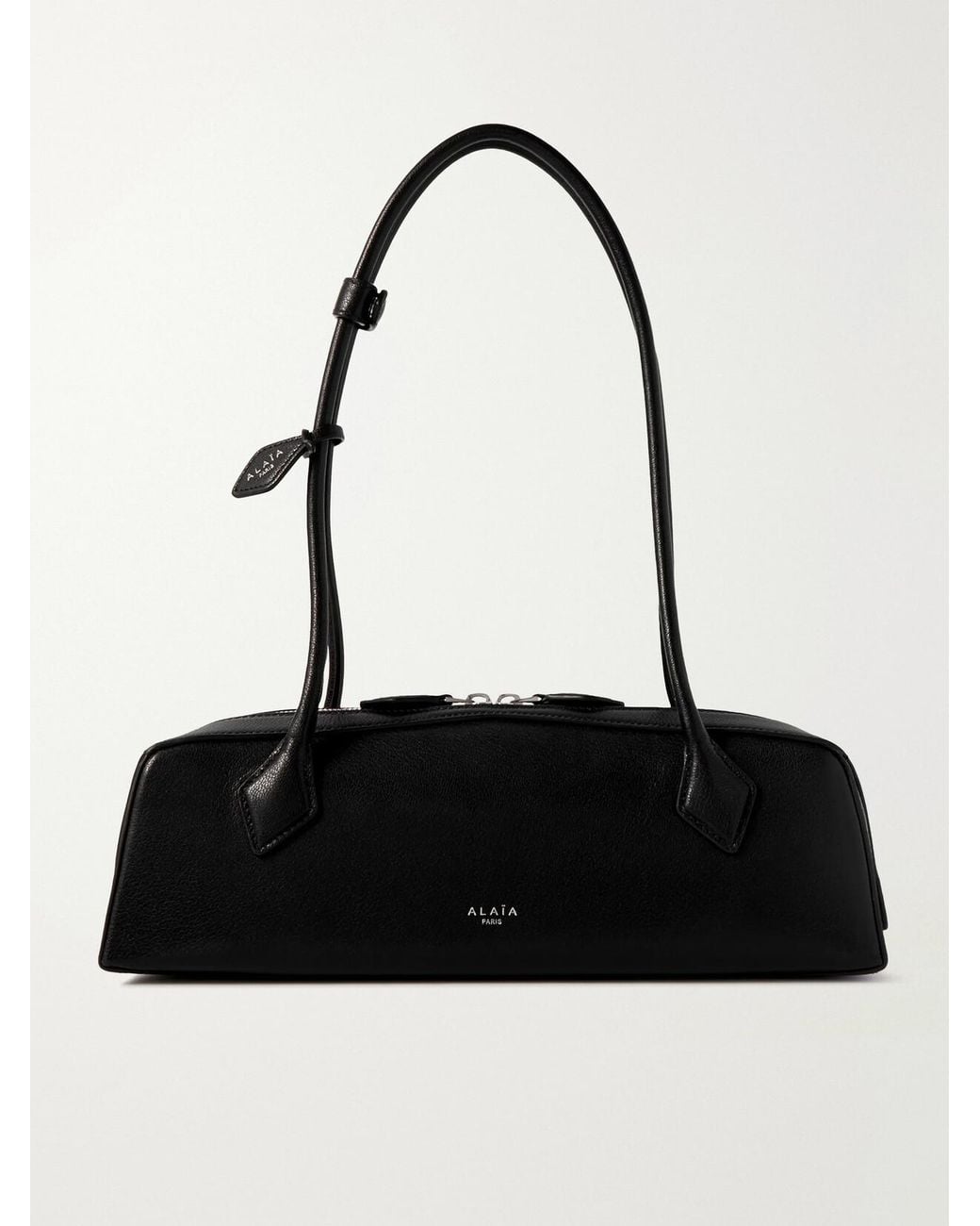 Alaïa Black Le Teckel Textured-Leather Shoulder Bag