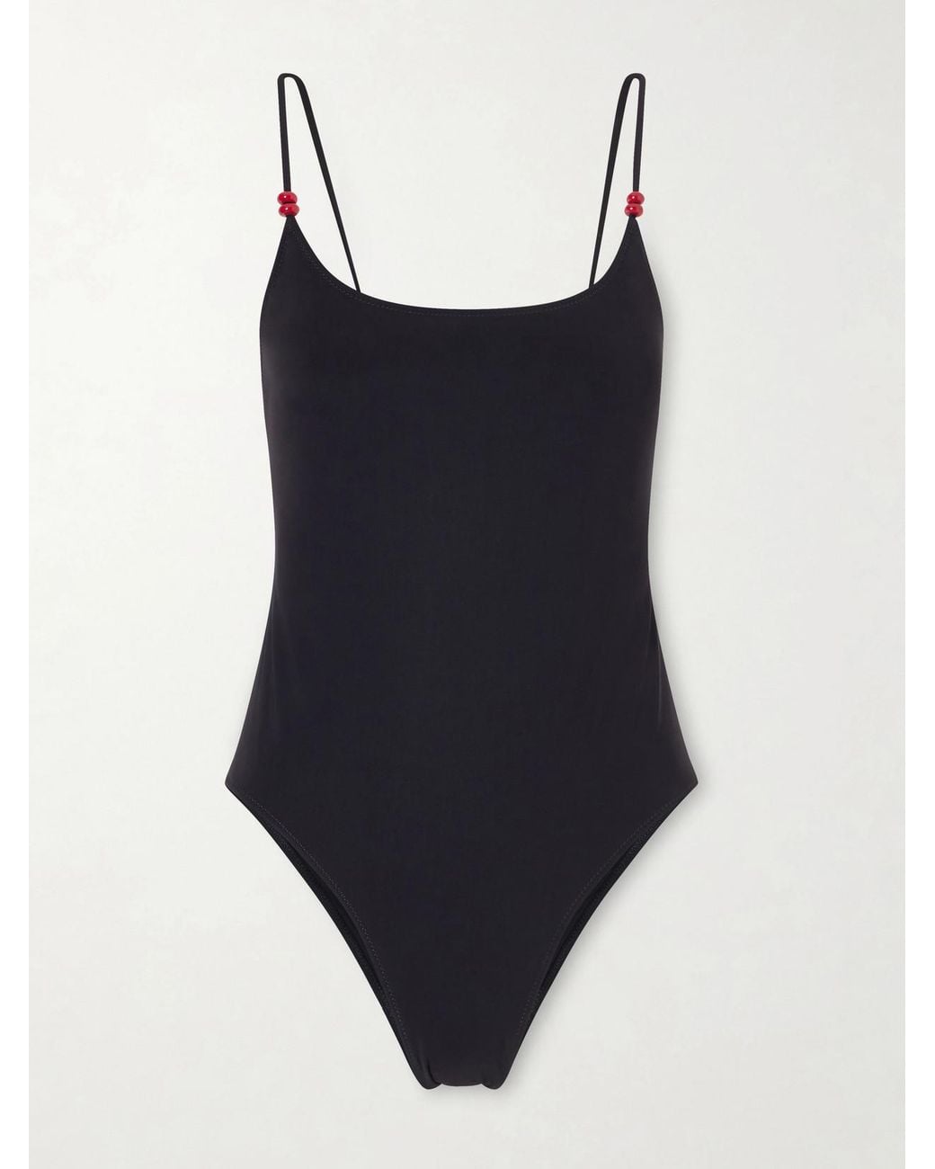Lido Black Ventiquattro Embellished One-Piece