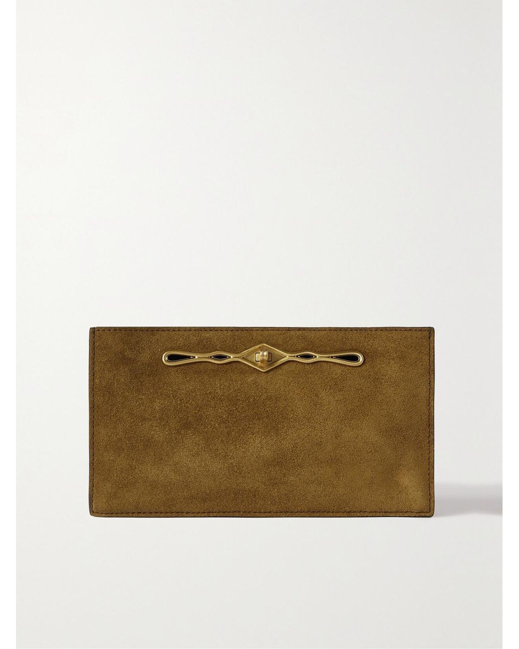 Metier Natural Fernando Jorge Ease Embellished Suede Clutch