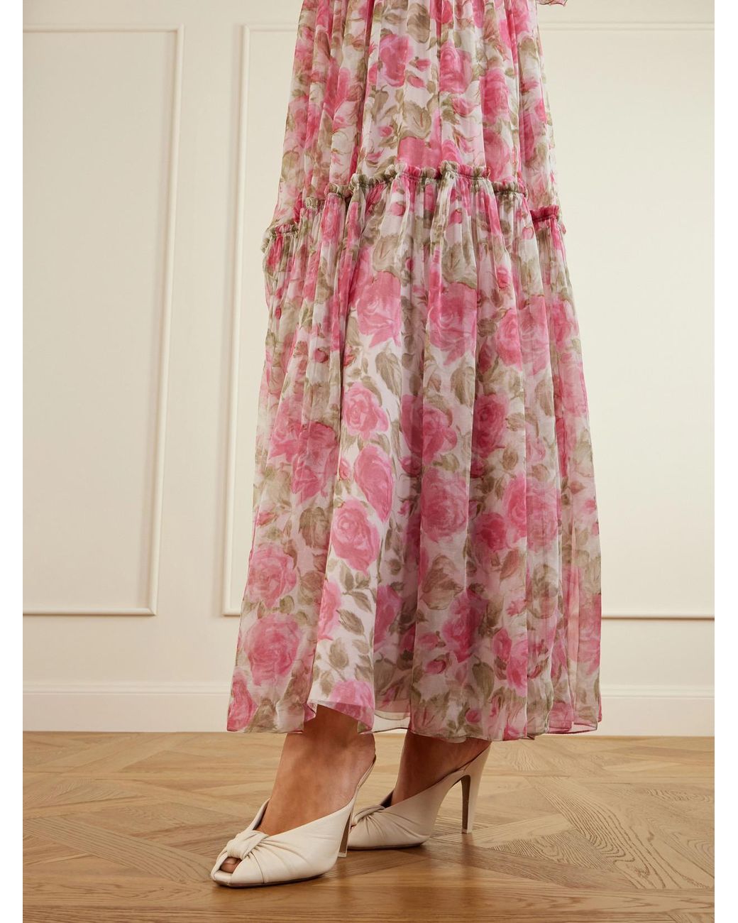 Chloé Natural Suzie Leather Pumps