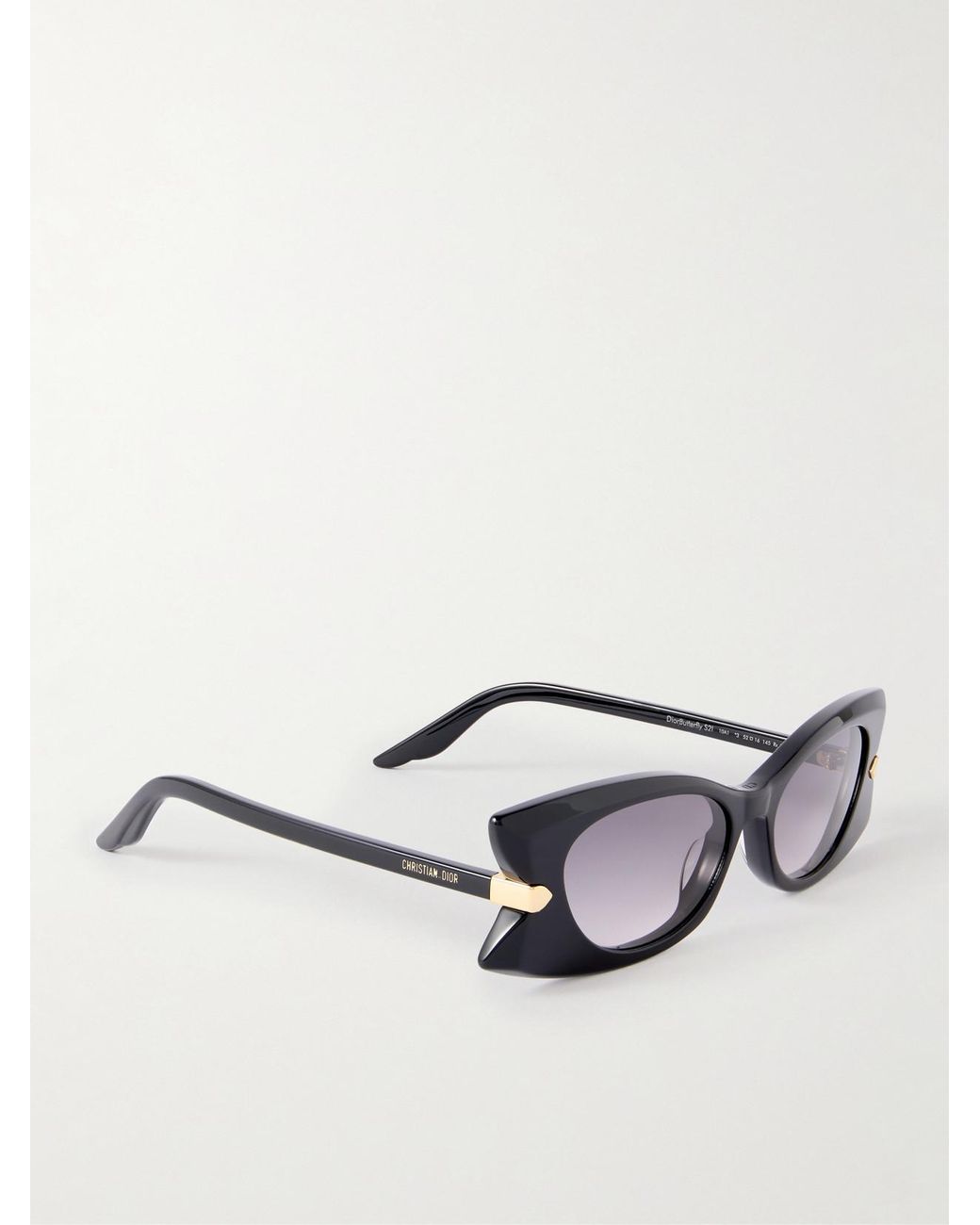 Dior Diorbutterfly S2I Cat-Eye Acetate Sunglasses in Black | Lyst
