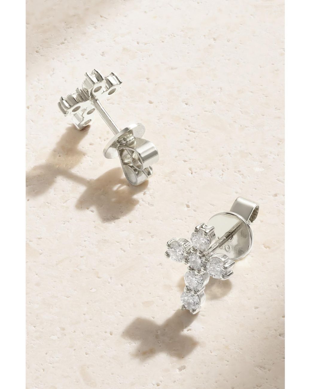Anita Ko Natural 18-Karat Diamond Earrings