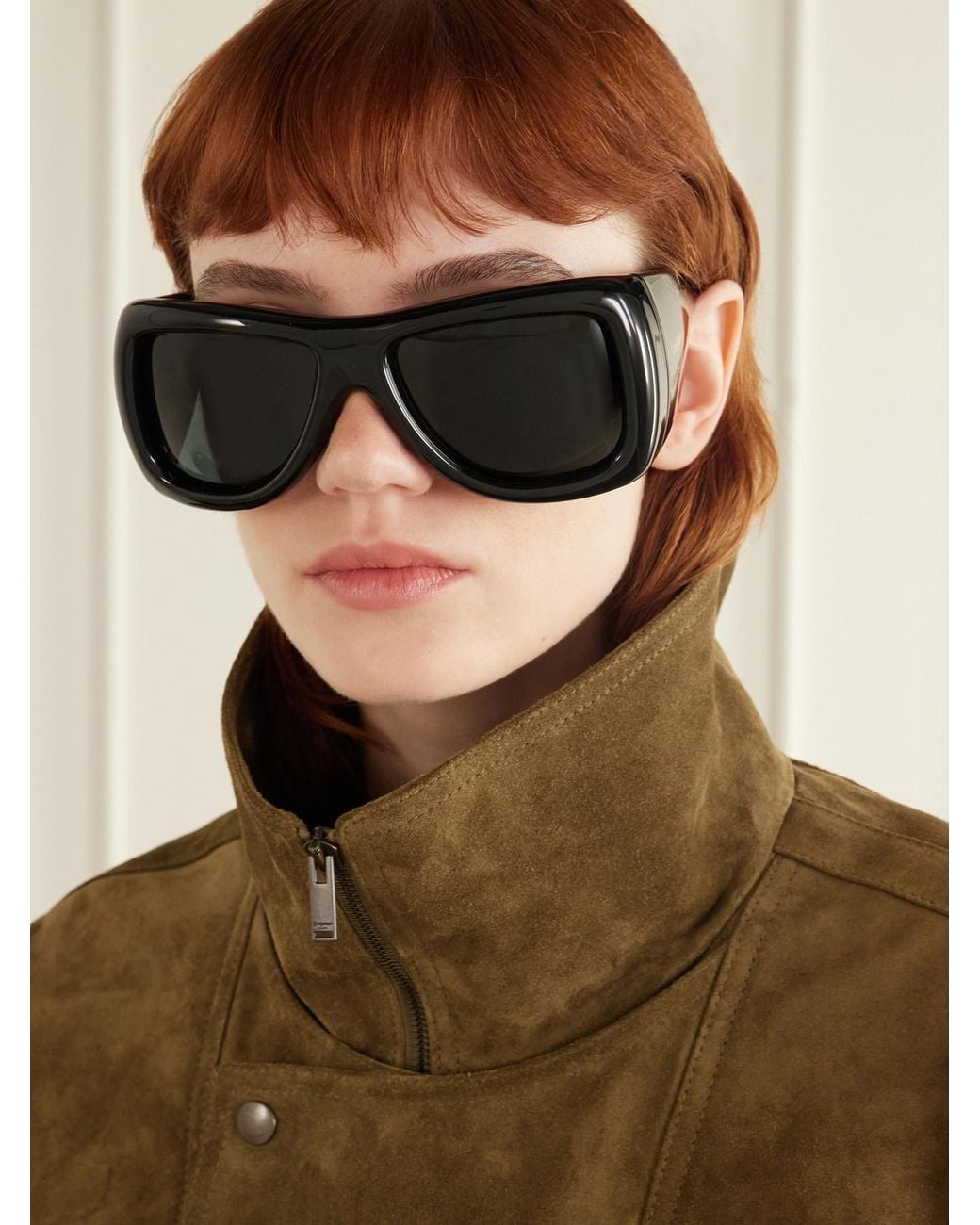 Saint Laurent Black Sl 902 Howl D-Frame Acetate Sunglasses