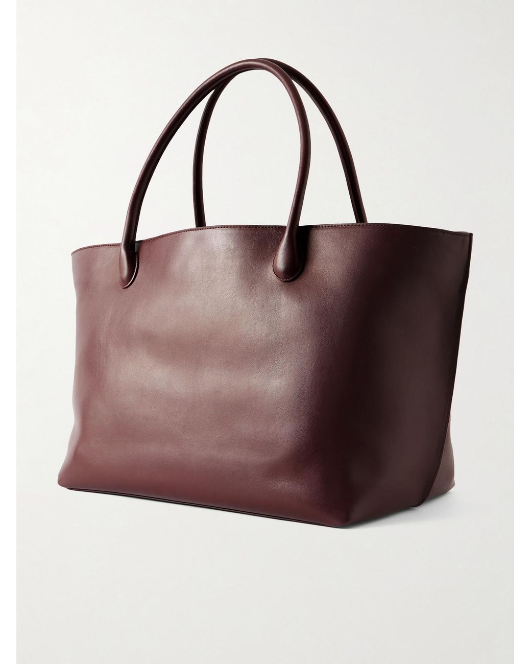 LIE STUDIO Brown The Eva Weekend Leather Tote