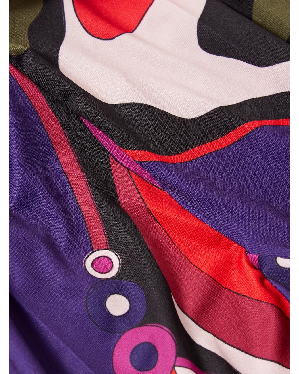 Emilio Pucci Red Printed Tights