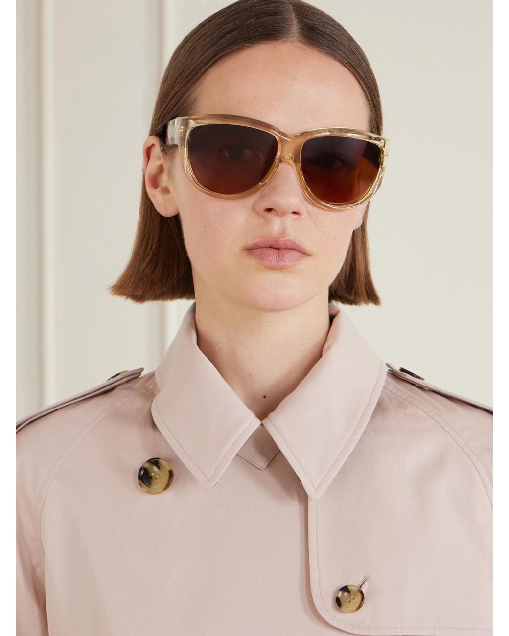Jacques Marie Mage Natural Ravello D-Frame Tortoiseshell Acetate Sunglasses