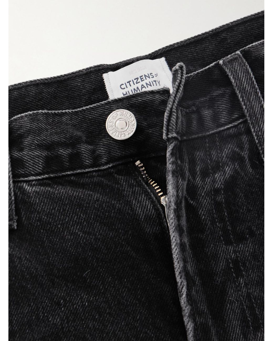 Citizens of Humanity Black Annina High-Rise Wide-Leg Jeans