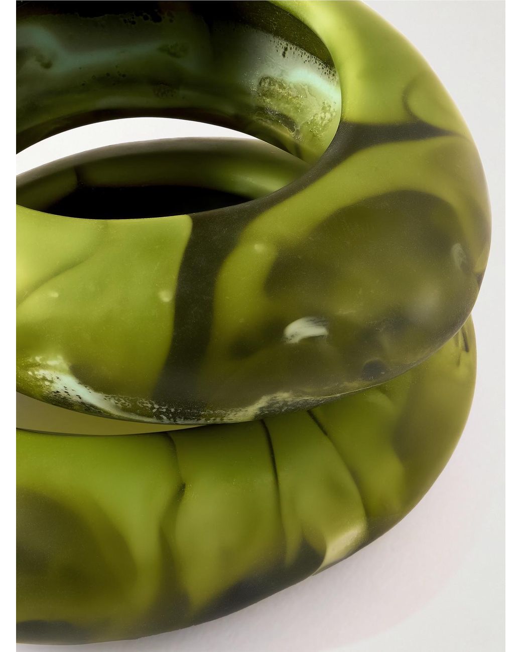 Dinosaur Designs Green Rock Medium Set Of Two Resin Bangles