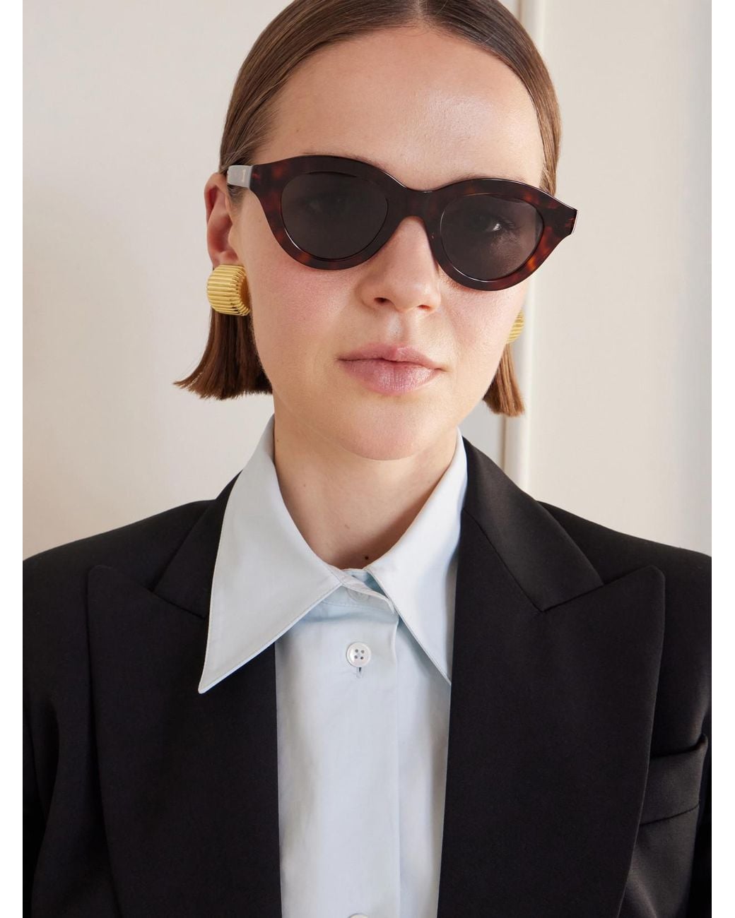 Céline Multicolor Round-Frame Acetate Sunglasses