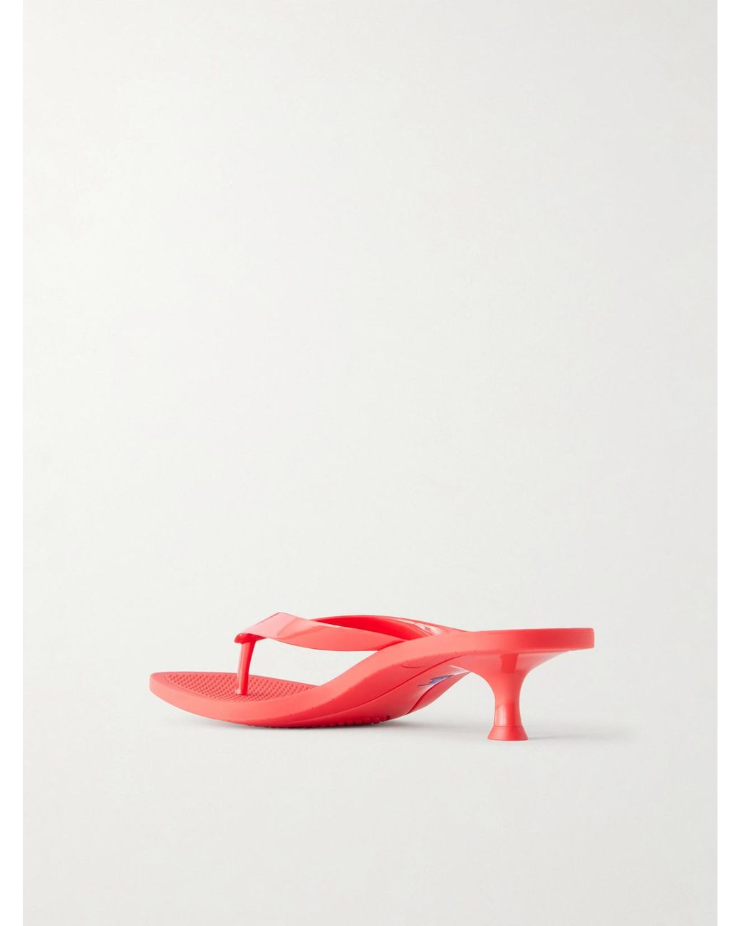 Polo Ralph Lauren Red Logo-Printed Tpu Sandals