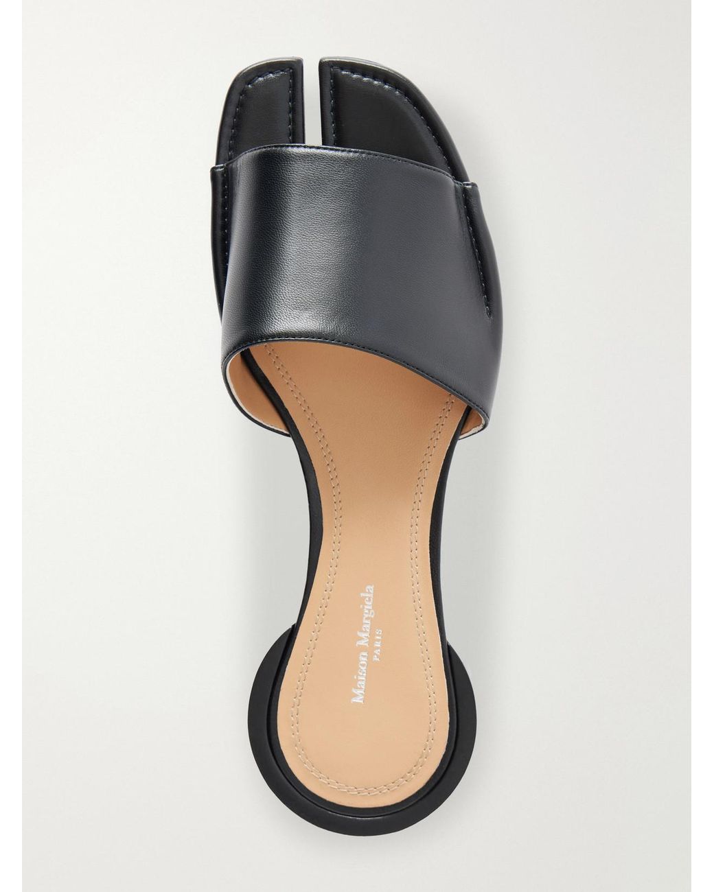 Maison Margiela White Tabi Split-Toe Leather Flats