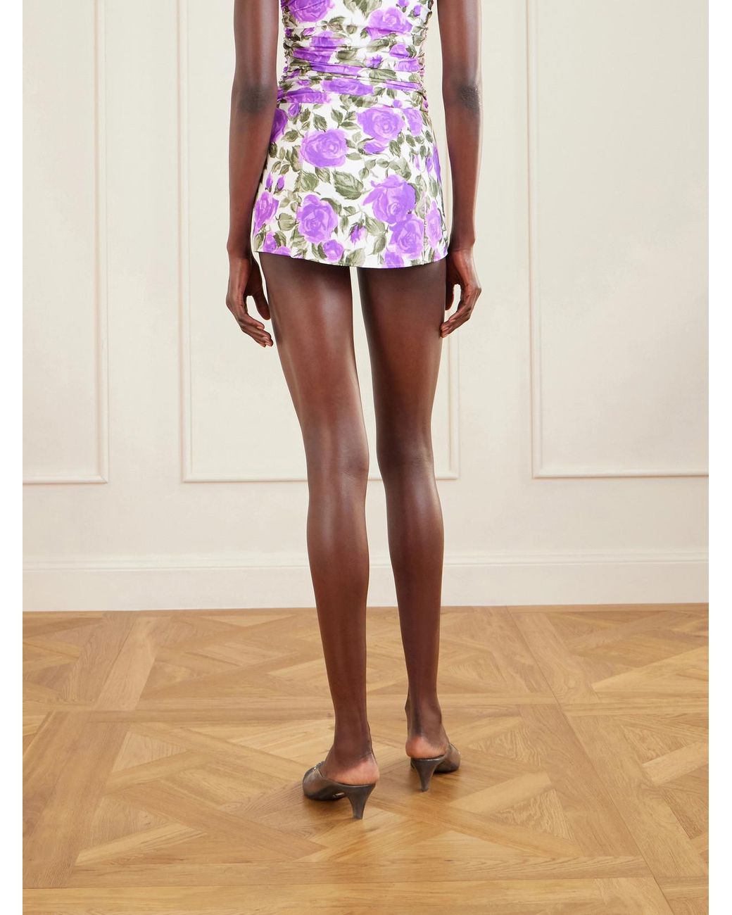 Chloé Pink Floral-Print Bikini Briefs