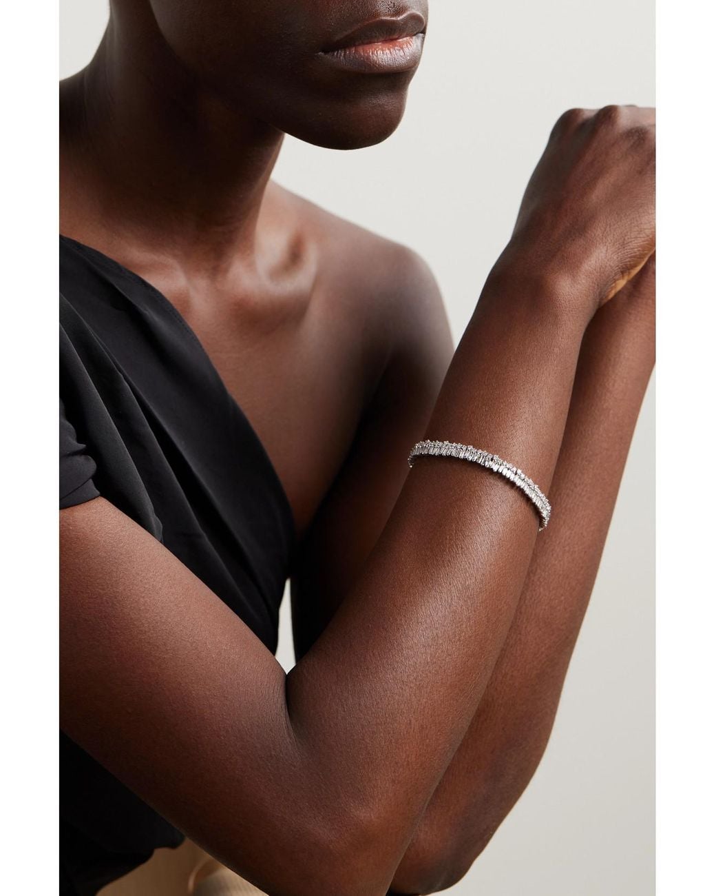 Suzanne Kalan Natural 18-Karat Diamond Bracelet
