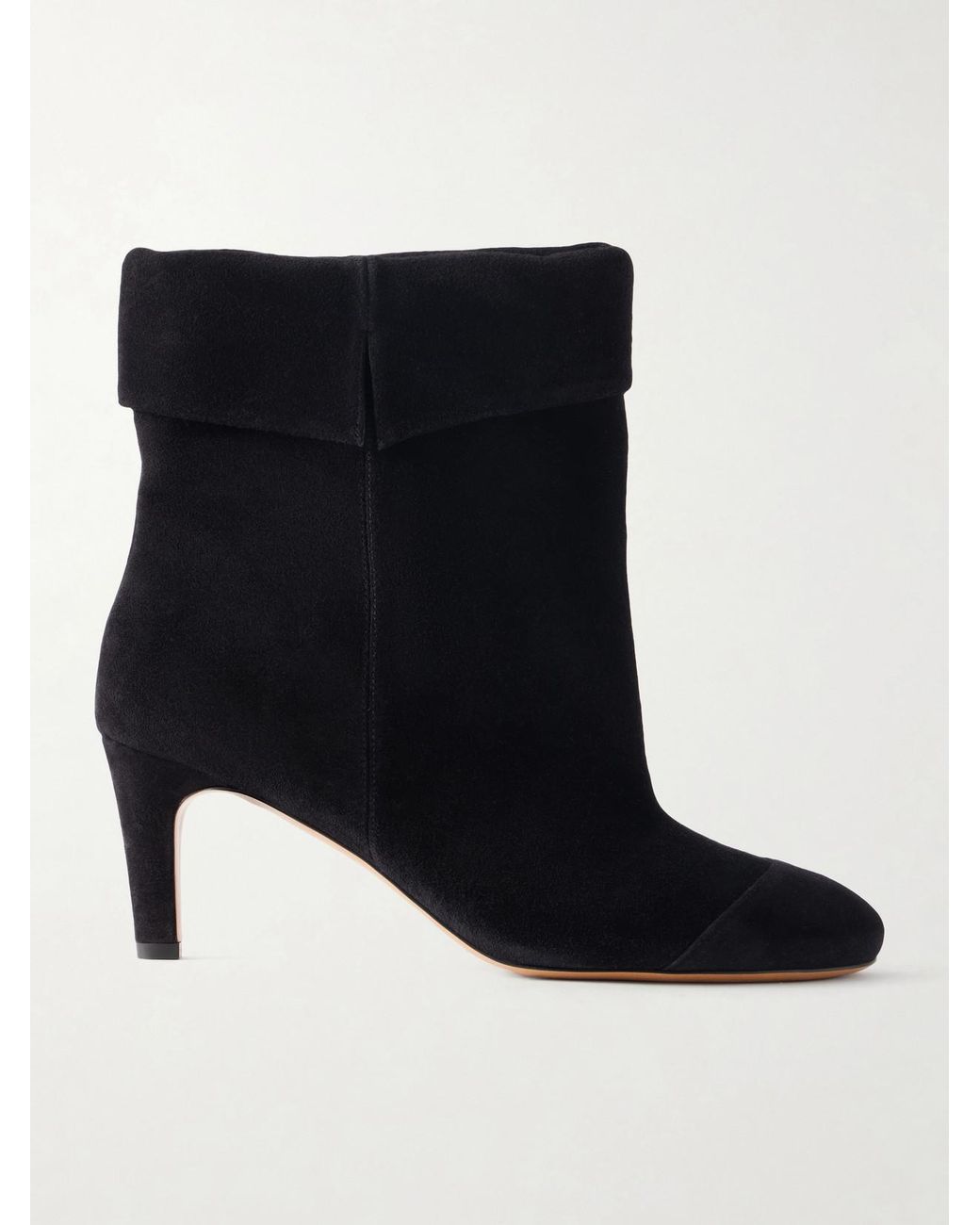 Isabel Marant Black Eldra Suede Ankle Boots