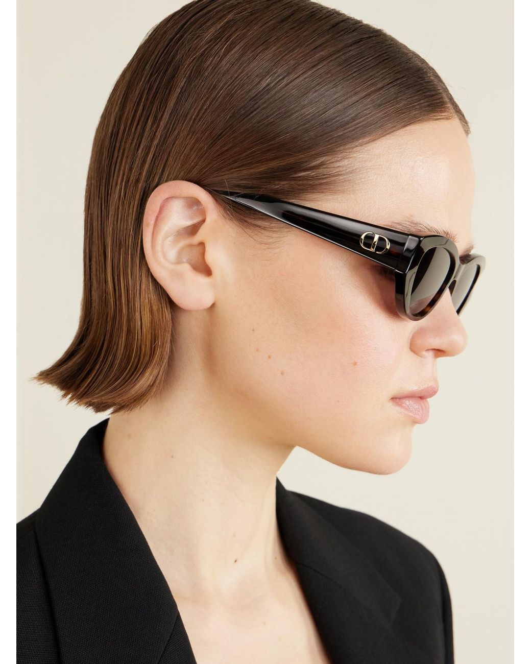 Dior Multicolor Diorglow B1I Cat-Eye Acetate Sunglasses