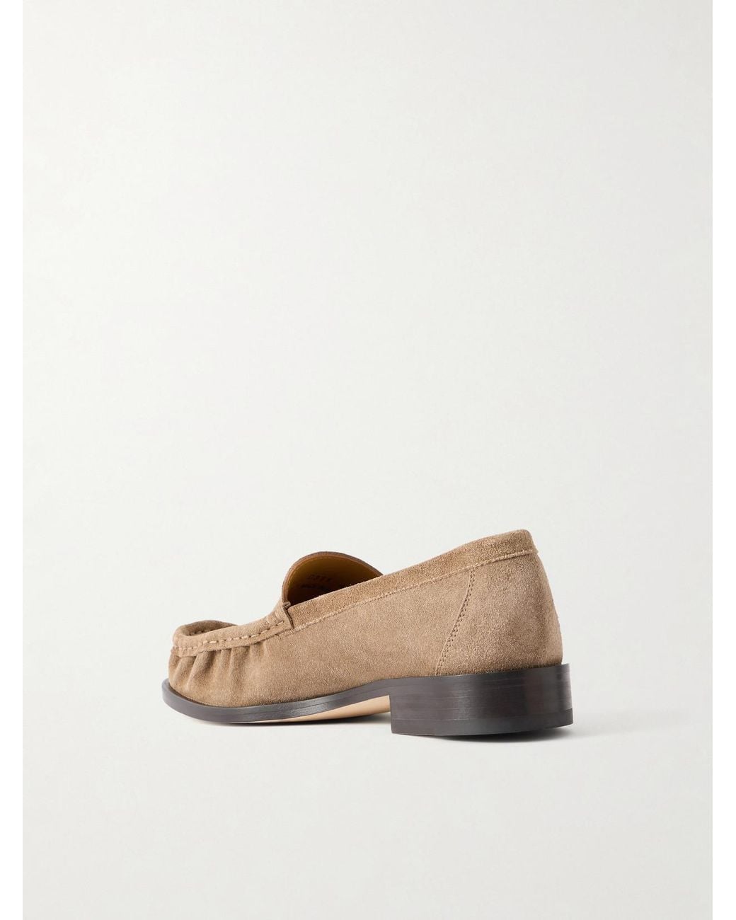 LEGRES Natural Model 64 Suede Loafers