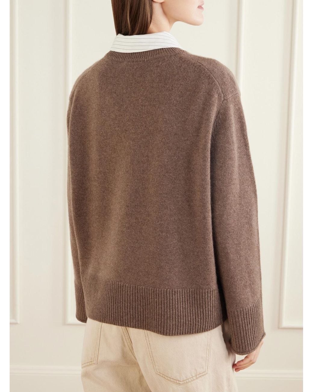 James Perse Brown Cashmere Sweater