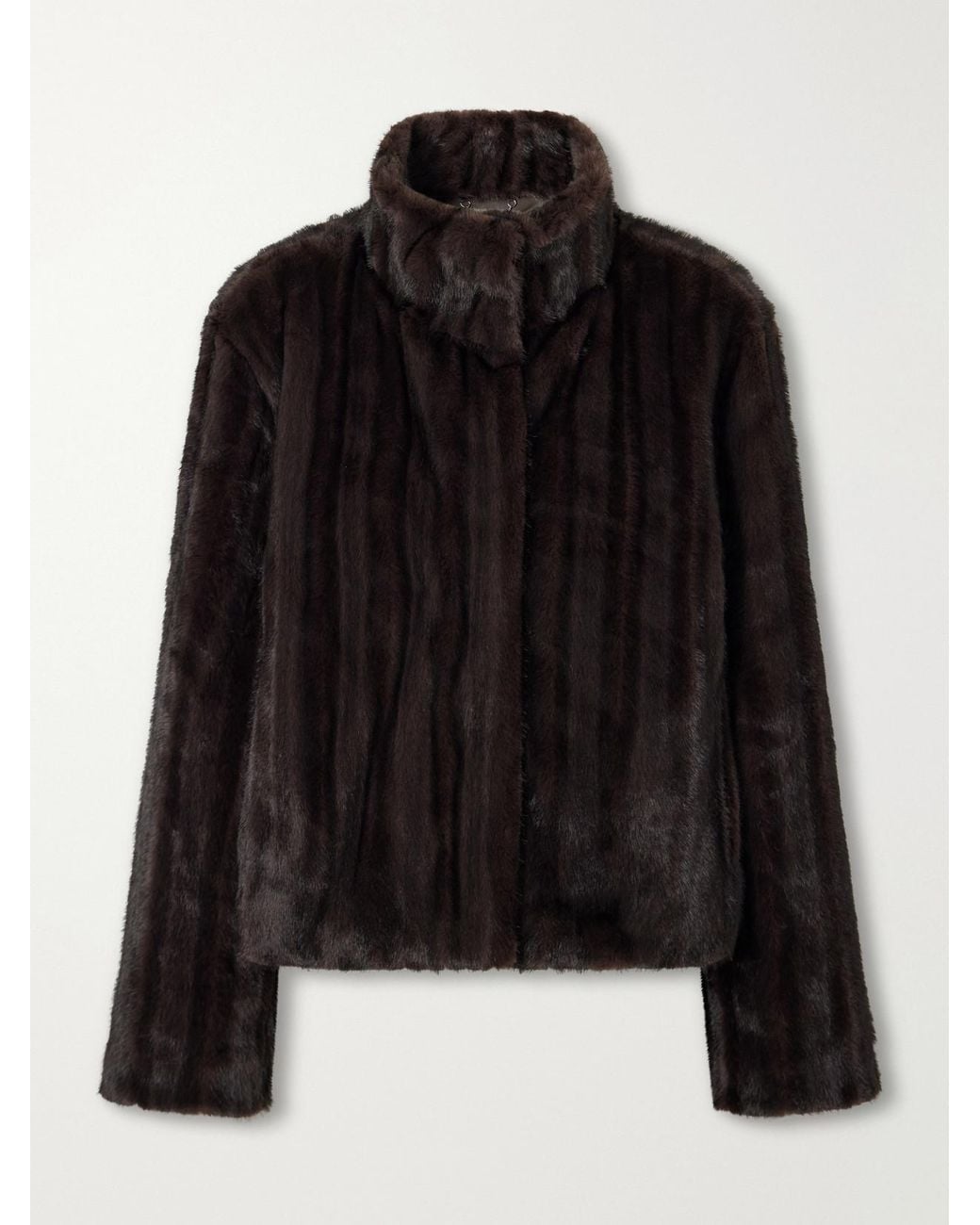 Jonathan Simkhai Black Sudie Plush Jacket