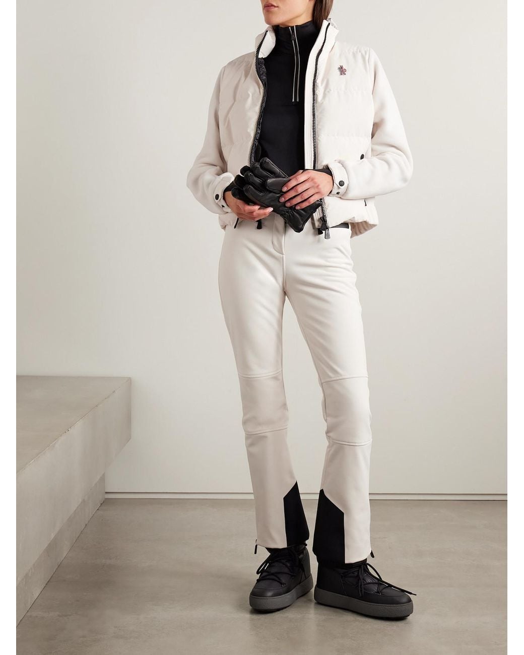 Moncler White Trousers