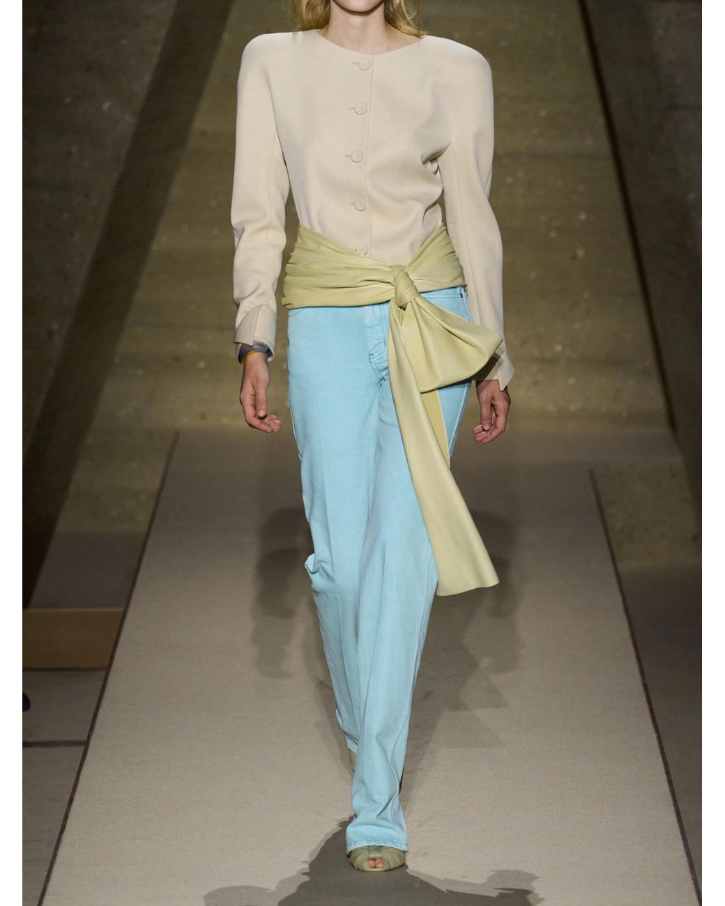 Chloé Blue High-Rise Slim-Leg Jeans