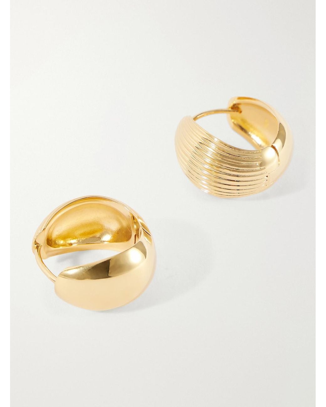 Sophie Buhai Metallic Xl Reversible-Tone Sterling Earrings