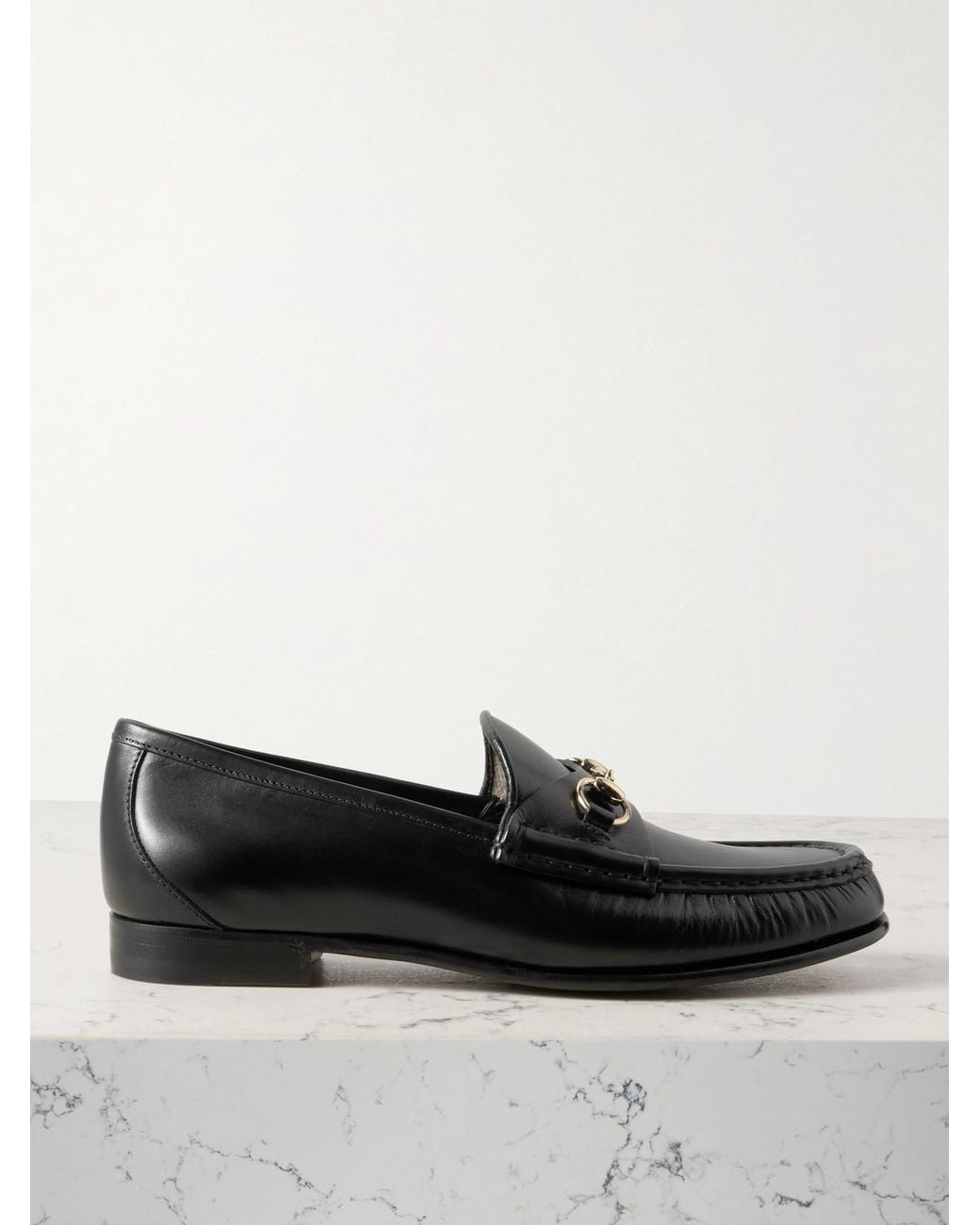 Gucci Black Horsebit 1953 Leather Loafers