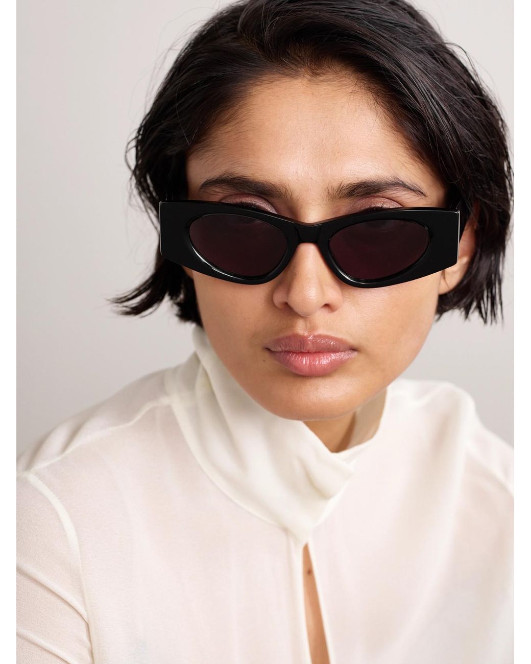 ala-a-cat-eye-acetate-sunglasses-in-black-lyst-uk