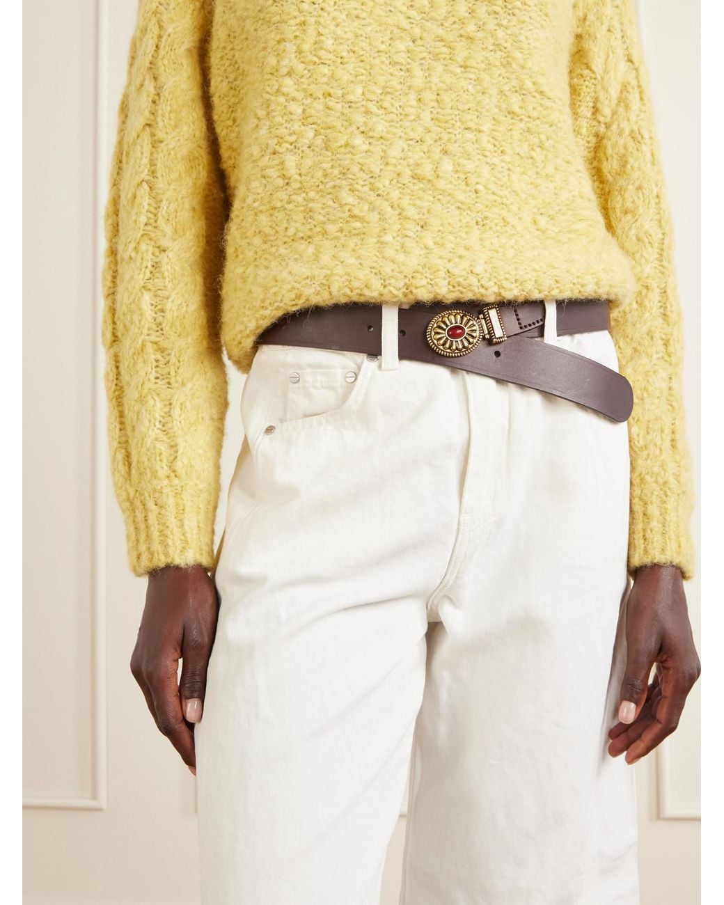 Etro Brown Leather Belt