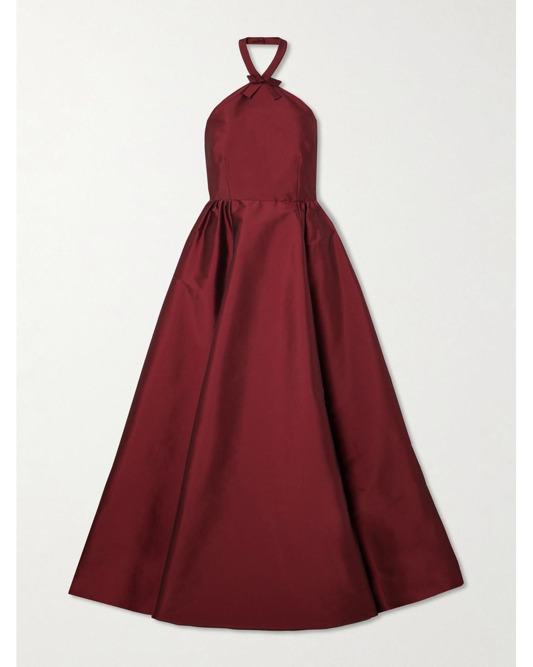 BERNADETTE Jones Taffeta Halterneck Gown in Red | Lyst BERNADETTE Jones Taffeta Halterneck Gown in Red | Lyst