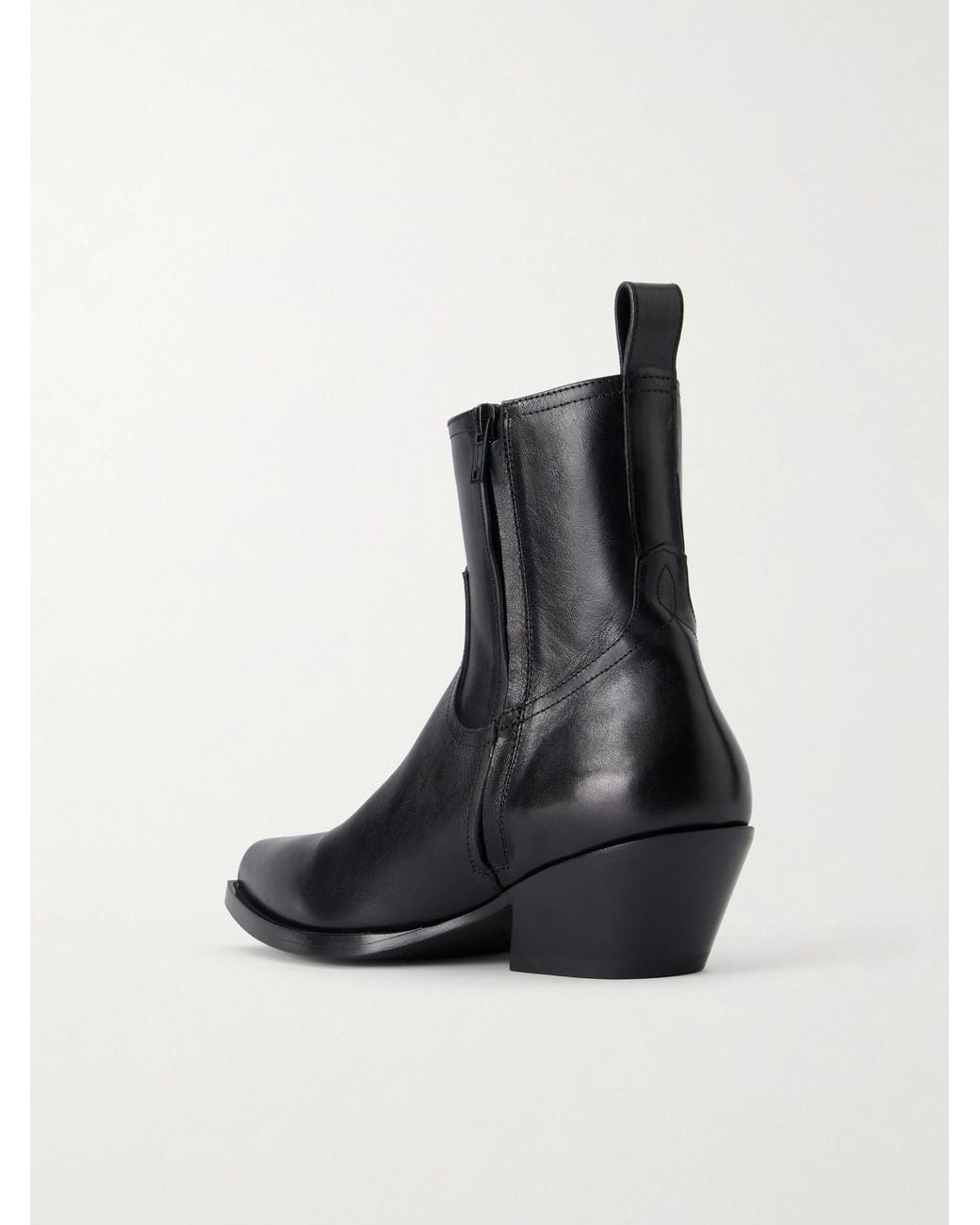 Ann Demeulemeester Black Imme Leather Ankle Boots