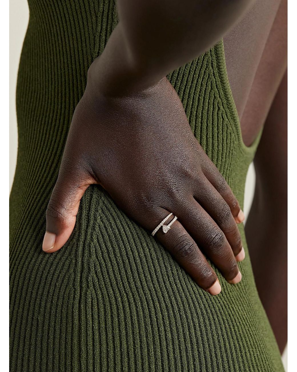 Anita Ko Natural 18-Karat Diamond Ring