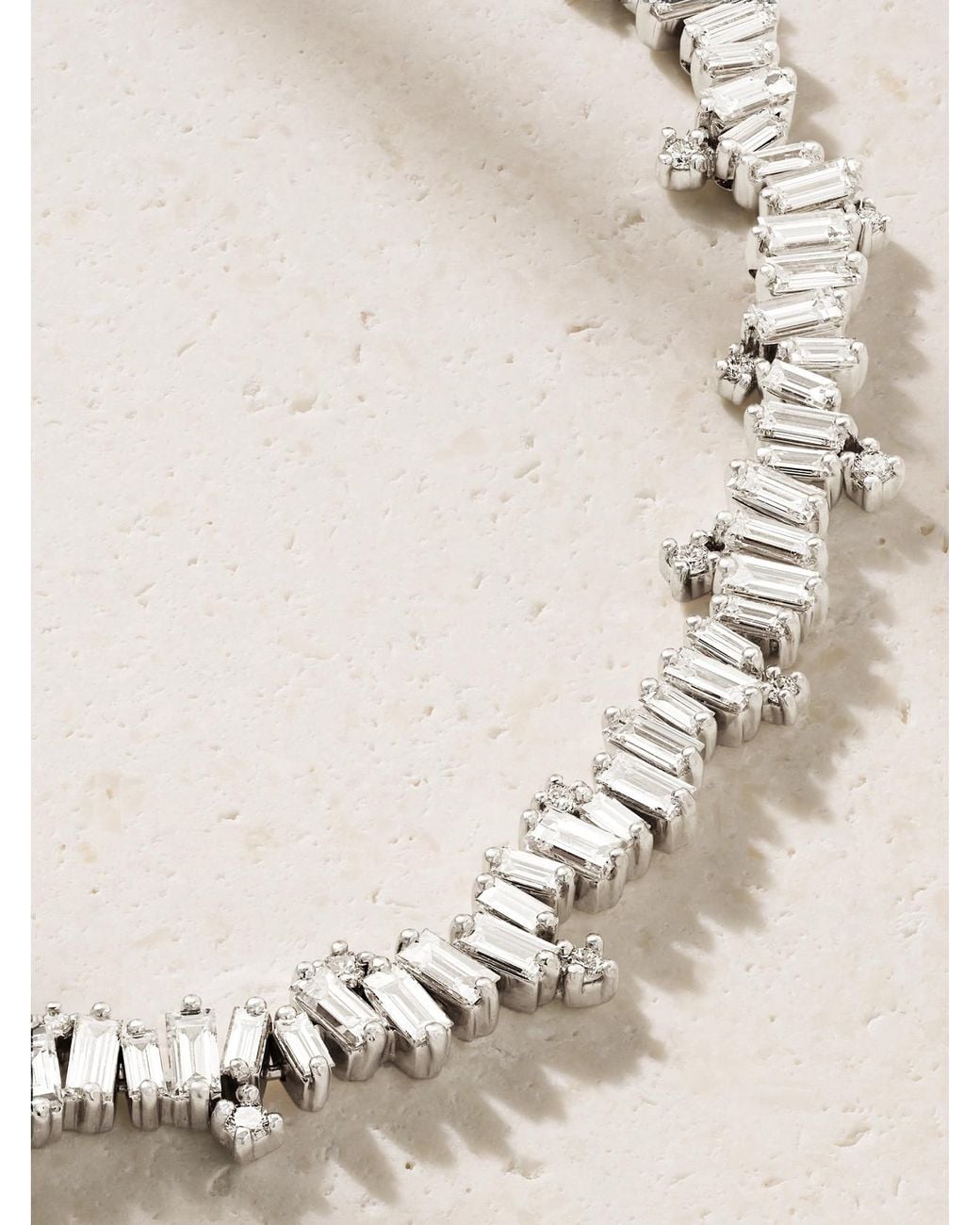 Suzanne Kalan Natural 18-Karat Diamond Necklace