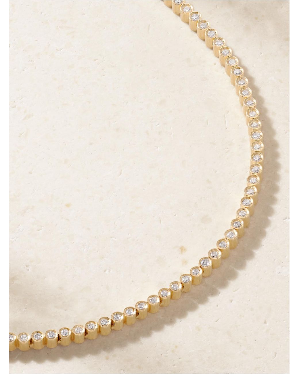 Sophie Bille Brahe Natural Collier De Tennis Classique 18-Karat Diamond Necklace
