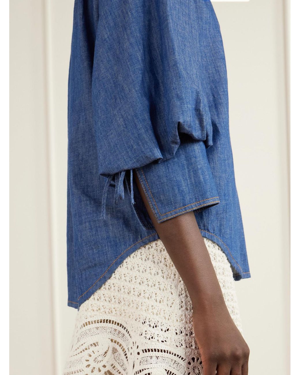 Zimmermann Blue Echo Denim Shirt