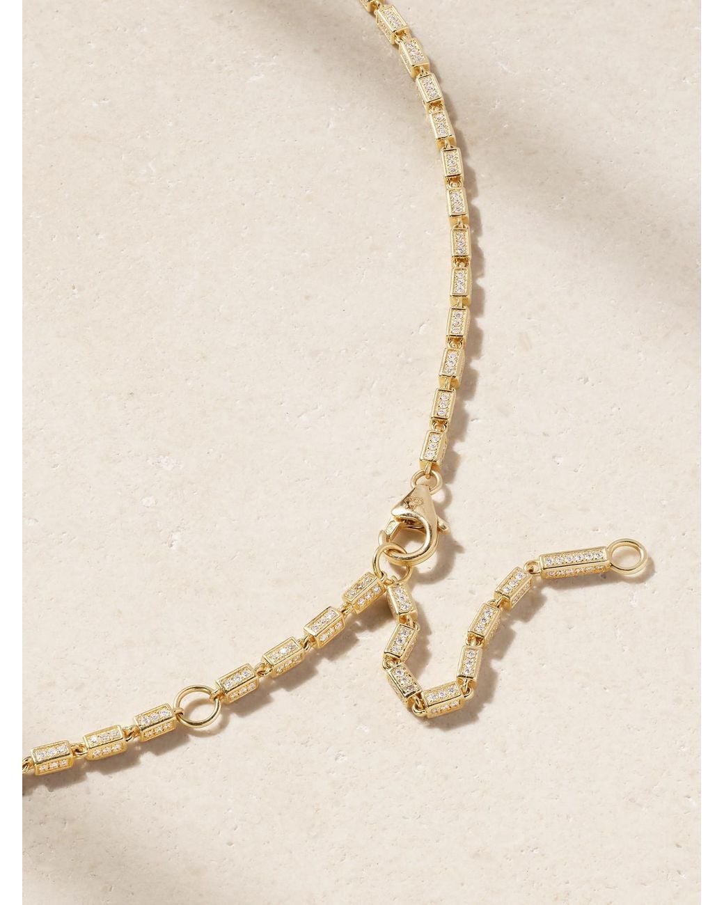 Suzanne Kalan Natural 18-Karat Diamond Necklace