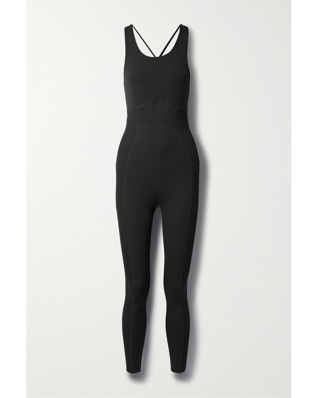 $115 Womens Size XL Nike Yoga Dri-Fit Luxe 5 Jumpsuit Black