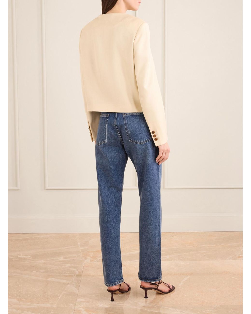 Blazé Milano Natural Danae Woven Jacket