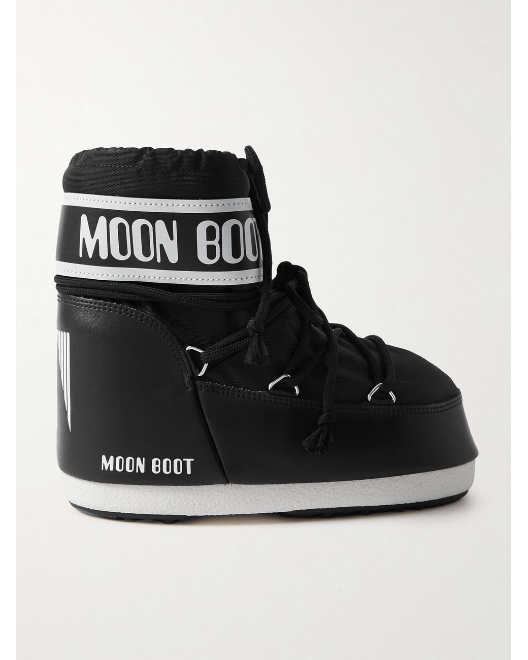 Moon Boot Black Icon Low Shell Snow Boots