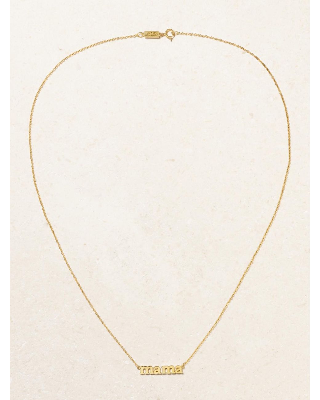 Jennifer Meyer Natural Mama 18-Karat Necklace