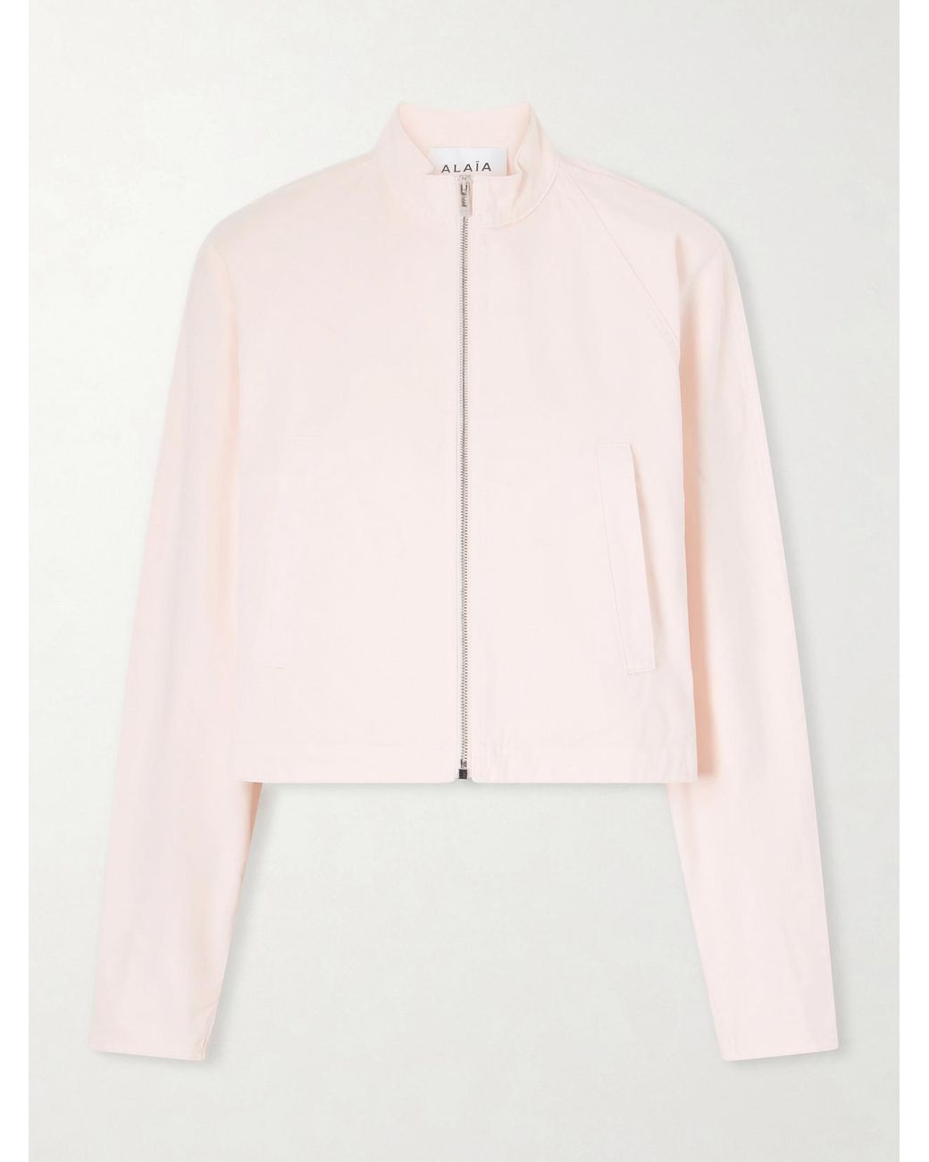 Alaïa Pink Cotton Denim Jacket