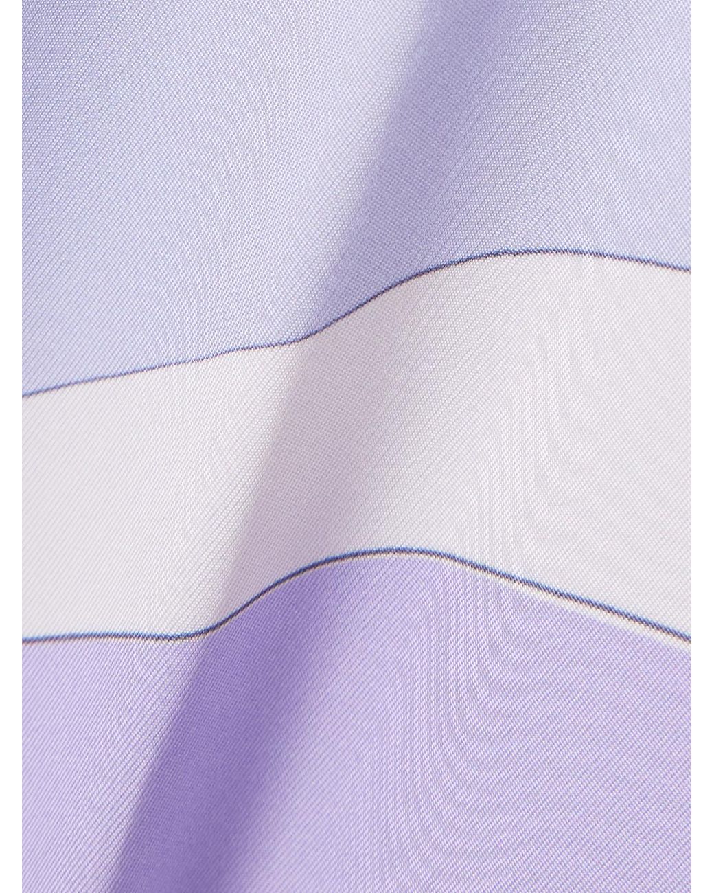 Emilio Pucci Purple Satin Iride Print Mini Dress