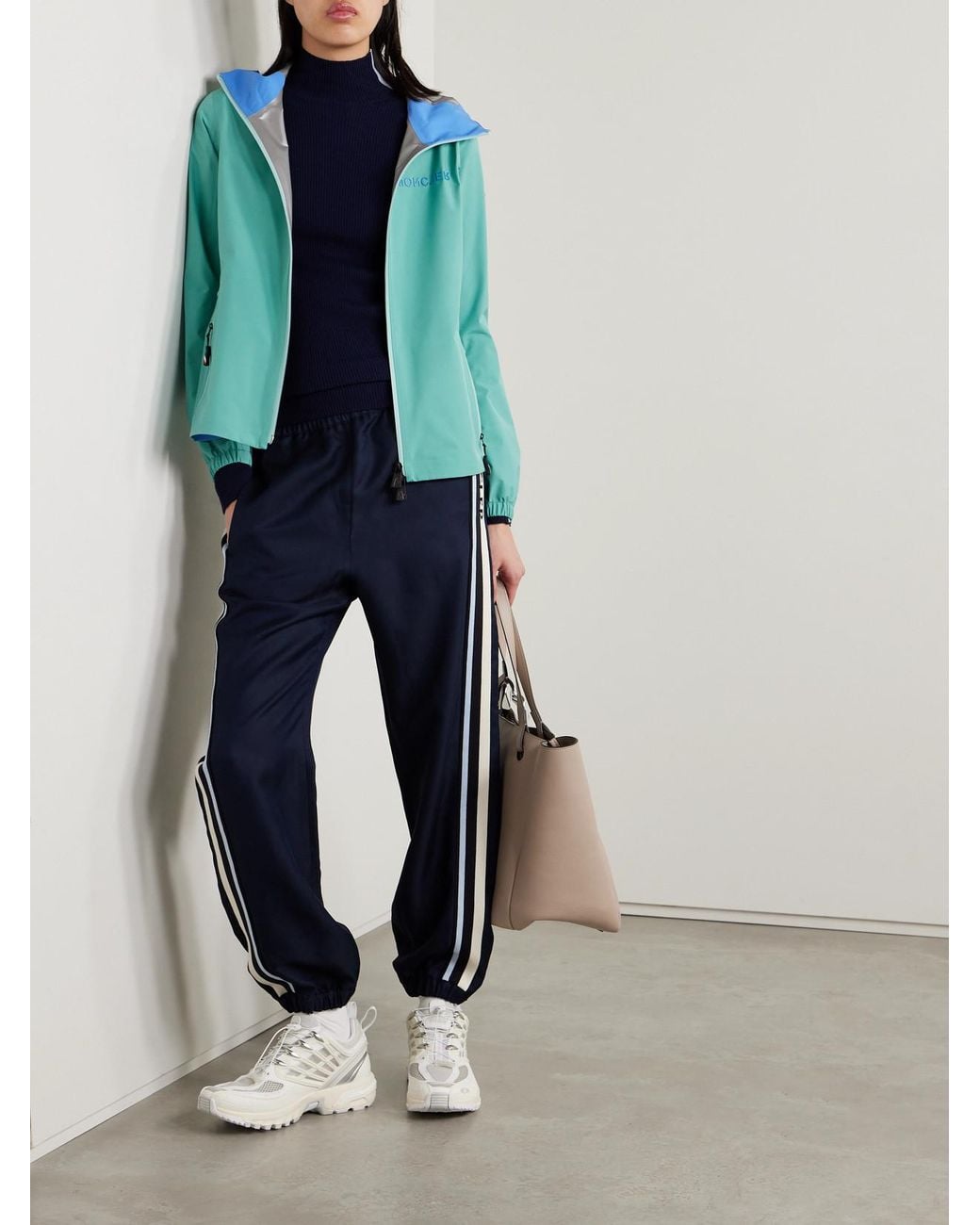 Moncler Green Valles Hooded Gore-Tex Paclite Jacket