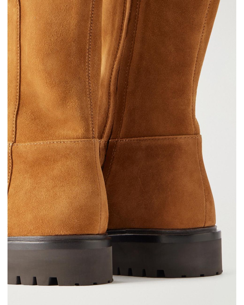 Loeffler Randall Brown Danny Suede Ankle Boots