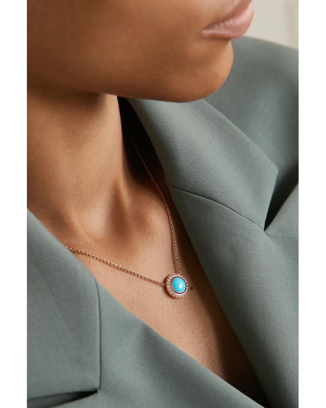 Piaget White Possession 18-Karat Rose, And Diamond Necklace