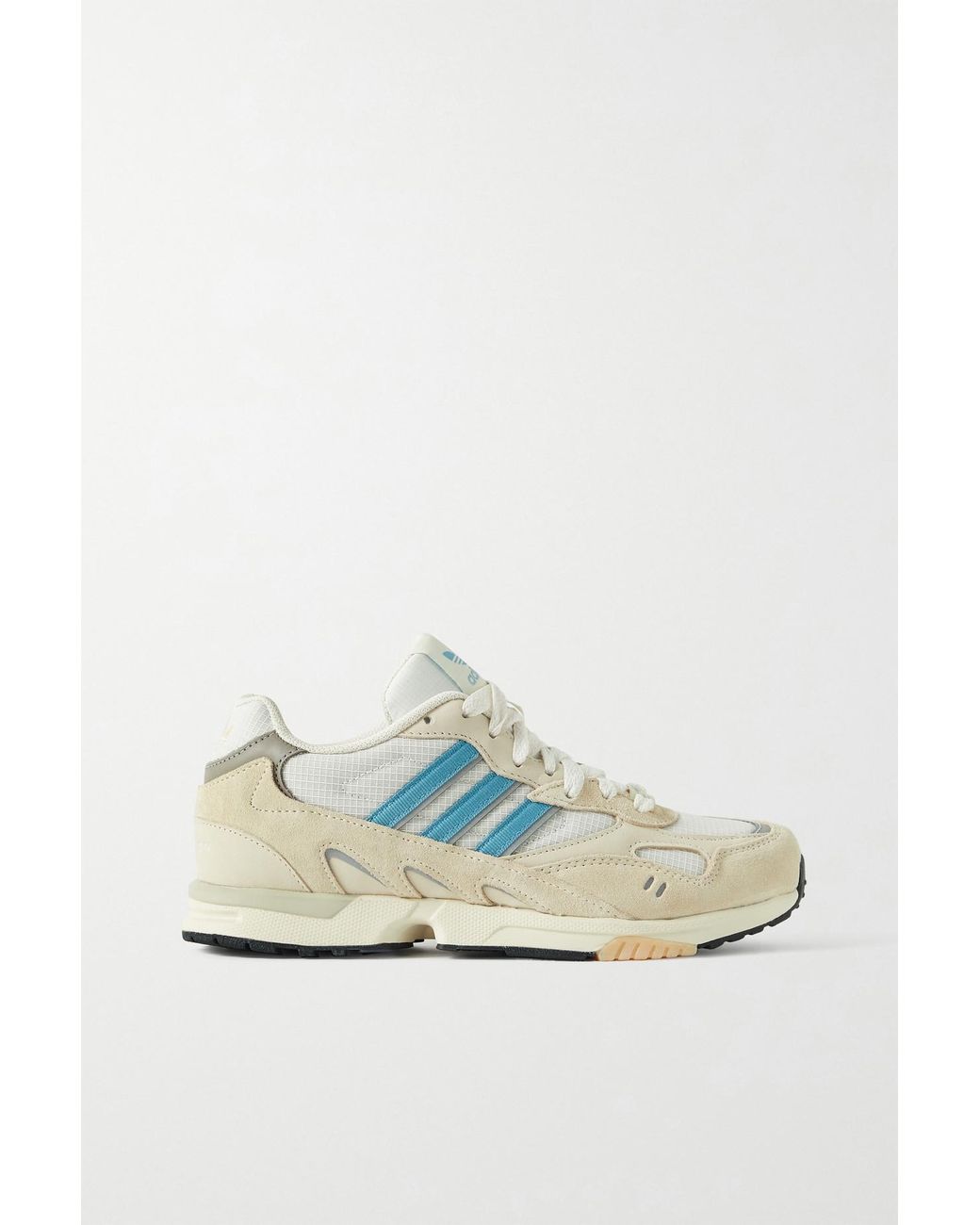 adidas Originals Torsion Leather-trimmed Suede And Ripstop Sneakers in  Natural | Lyst Canada